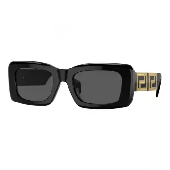 Versace VE4444UGB187 női macskaszem napszemüveg, fekete keret, szürke színátmenetes lencse, 54mm