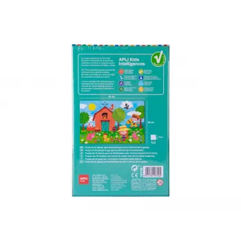AGIPA tanuló puzzle A tanya, 24 darab, kartondoboz, 152 mm hosszú 18746