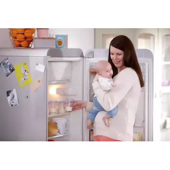 Philips Avent anyatej- és bébiétel-tároló pohár 180 ml (5 darabos csomag) fedelekkel