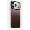 NOMAD Magnetic Leather Back iPhone 17 Pro MagSafe-kompatibilis Horween bőr Rustic Brown