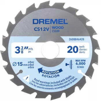 Dremel CS500 fa körfűrészlap 85mm, volfrámkarbid fogazású, 20 fog, DSM20 Compact Saw-hoz 2608846431