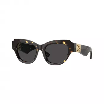 Burberry BE4423-410687 női macskaszem napszemüveg, sötétbarna havanna keret, barna színátmenetes lencse, 52mm