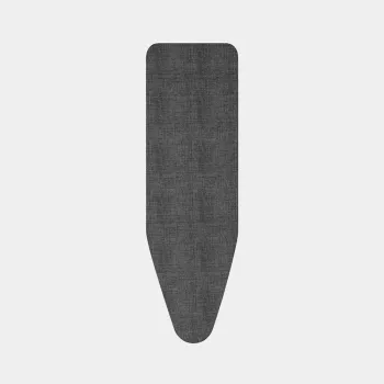 Brabantia vasalódeszka-huzat Denim Black, B méret, 124x38 cm, 8 mm párnázás