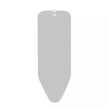 Brabantia vasalódeszka-huzat, 124x45 cm, fémezett pamut, 2mm hab, fémes szürke