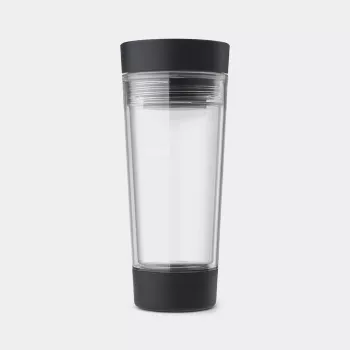 BRABANTIA Make & Take utazó teáspohár, 0,36 L, sötétszürke