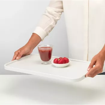 Brabantia ReNew vágódeszka / tálalólap, nagy, világosszürke