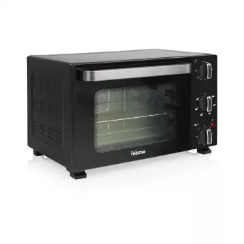 Tristar OV-3652 mini sütő időzítővel, jelzőlámpával és hőlégkeveréses funkcióval, 20 L