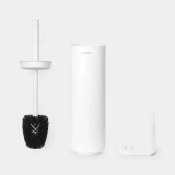 Brabantia ReNew WC-kefe tartóval, Mineral White