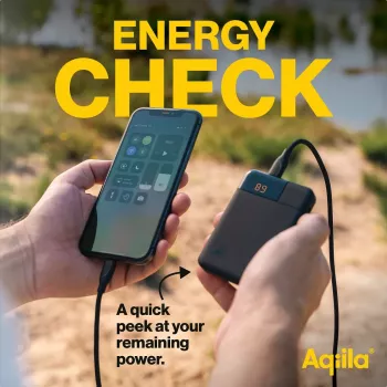 Aqiila Powerbird B5 5000 mAh powerbank 12W mohazöld AQPBPBIB5MGR024