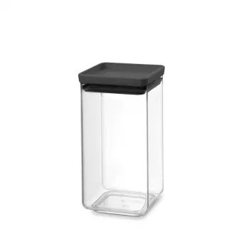Brabantia Make & Take téglalap alakú élelmiszertároló 1,6 L sötétszürke