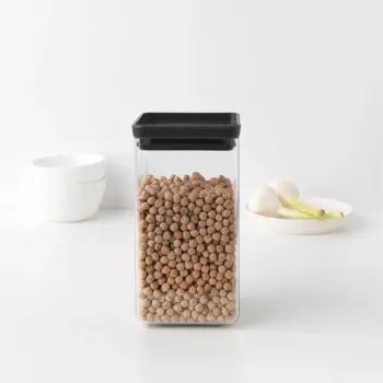 Brabantia Make & Take téglalap alakú élelmiszertároló 1,6 L sötétszürke