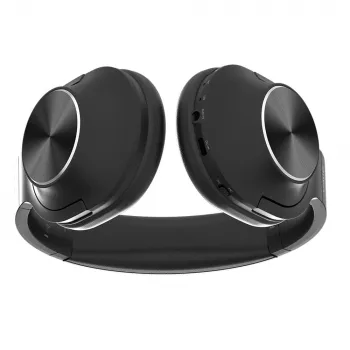 AIWA HST-220BT fejre illeszkedő vezeték nélküli Bluetooth fejhallgató, fekete