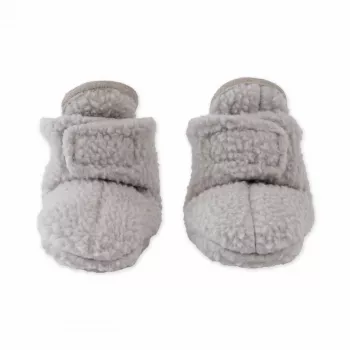 Lodger Slipper Teddy bébi papucs, Storm, 6-12 hónap, csúszásmentes