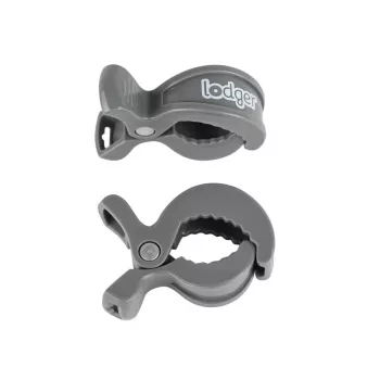 Lodger Clip Swaddler kapcsok pamut pólyához (2 db), Carbon