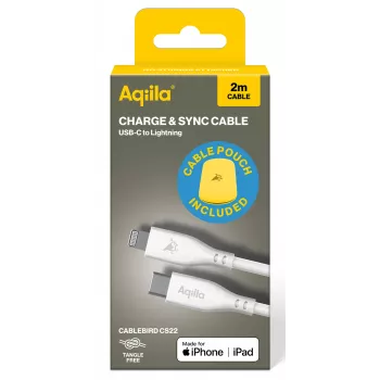 AQIILA 4SI843 USB-C – Lightning töltő- és szinkronizáló kábel 2 m 60W PD AQCBPBIC4SI843