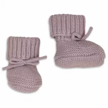 Lodger Slipper merinó gyapjú bébi cipő, Rosé, 6-12 hónap