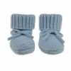 Lodger Slipper merinó gyapjú bébi cipő, Blue Fogg, 6-12 hónap