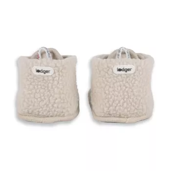 Lodger Slipper Teddy bébi cipő, Birke, 12-18 hónap, csúszásgátló velúrbőr talp, uniszex