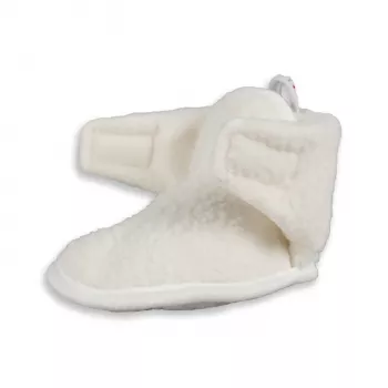 Lodger Slipper Teddy bébi cipő, Cloud Dancer, 12-18 hónap
