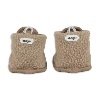 Lodger Teddy bébi papucs bézs 6-12 hónap