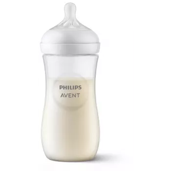Philips Avent Natural Response bébiüveg 330 ml, gyors átfolyású cumi, 3 hónapos kortól