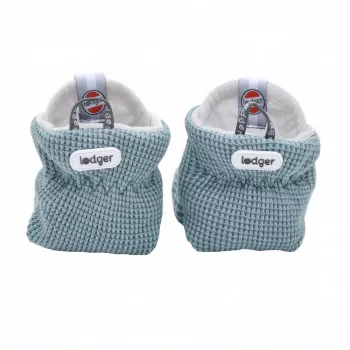Lodger Slipper Ciumbelle pamut bébi cipő, 3-6 hónap, Ocean