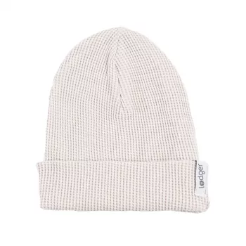 Lodger Beanie Ciumbelle bébi sapka, Cloud Dancer, 6–12 hónap
