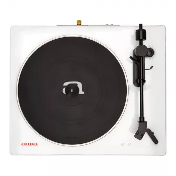AIWA APX-680BT/WT szíjhajtású lemezjátszó Bluetooth, USB felvétel és PC csatlakoztathatóság - fekete
