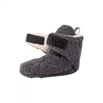 Lodger Slipper Folklore Fleece bébi papucs, 6-12 hónap, Pigeon