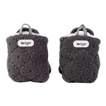 Lodger Slipper Folklore Fleece bébi papucs, 6-12 hónap, Pigeon