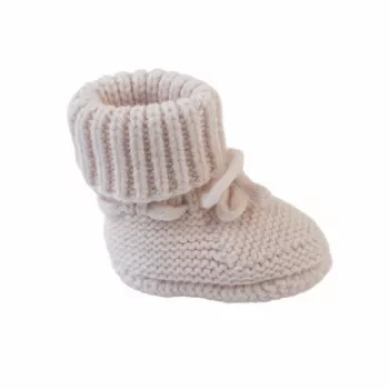 Lodger Slipper Folklore merinógyapjú bébi cipő, Birke, 0-6 hónap