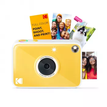 Kodak RODOMATICPYL digitális azonnali fényképezőgép ZINK Zero Ink nyomtatással, 10MP, 3,5 inch LCD, Bluetooth, USB-C, MicroSD