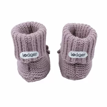 Lodger Slipper Knit bébi cipő, Rosé, 0-6 hónap