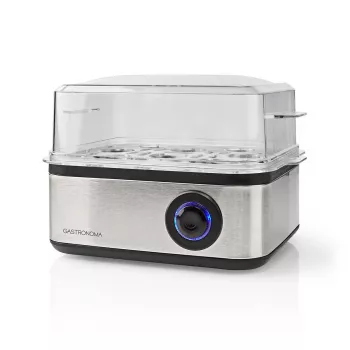 Gastronoma tojásfőző 500W, 8 tojás, fekete/ezüst