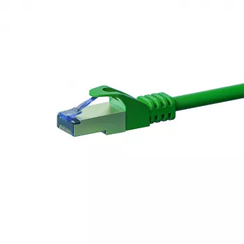 DSIT CAT 6a S/FTP LSZH Ethernet patch kábel, 0,5 m, zöld DC-6A3-005