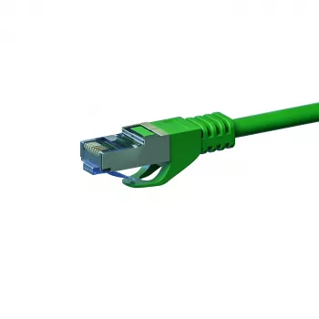 DSIT CAT 6a S/FTP LSZH Ethernet patch kábel, 0,5 m, zöld DC-6A3-005
