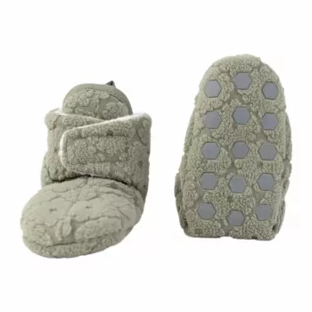 Lodger Slipper Folklore Fleece bébi papucs, Elm, 12-18 hónap