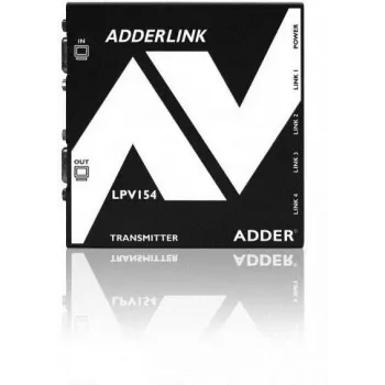 ADDER LPV154T AV Extender Transmitter - VGA & Audio over CATx, 300m, Black ALPV154T-IEC