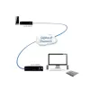 ADDER ALIF1002R-IEC KVM extender vevő - Dual DVI-D, USB 2.0, audio, Gigabit Ethernet, fekete