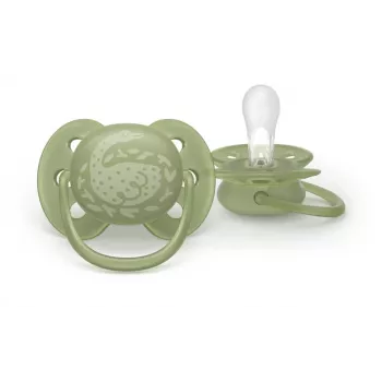 Philips Avent Ultra Soft cumi, semleges, 18M+, 2 darabos csomag