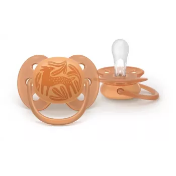 Philips Avent Ultra Soft cumi, semleges, 18M+, 2 darabos csomag