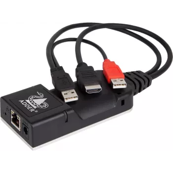 ADDER ALIF101T-HDMI KVM over IP Transmitter - HDMI, USB, Audio, Cat5e/Cat6/Cat7, 2560x1600@60Hz, Black Aluminium