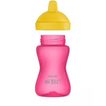 Philips Avent My Grippy kemény kifolyós tanuló pohár 300 ml, 18M+, rózsaszín