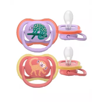 Philips AVENT Ultra Air Deco cumi, 18M+, lány, 2 darabos csomag