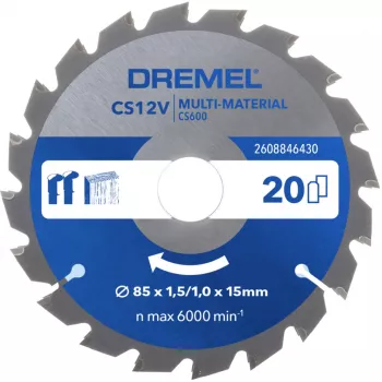 Dremel többanyagos körfűrészlap 85mm CS600 (2608846430)