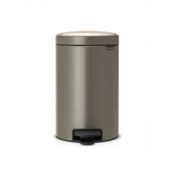 Brabantia NewIcon 12L lábbal működtetett szemetes, Platinum
