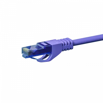 DSIT CAT6a U/UTP Ethernet patch kábel 10m lila | 100% réz DC-U6A8-100