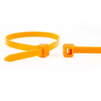 WKK Orange Cable Ties 300 x 3.6 mm, 100-Pack 110194371