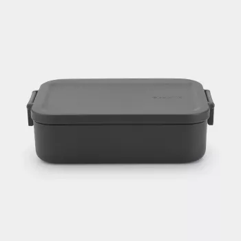 Brabantia Make & Take uzsonnadoboz közepes sötétszürke 1,1L