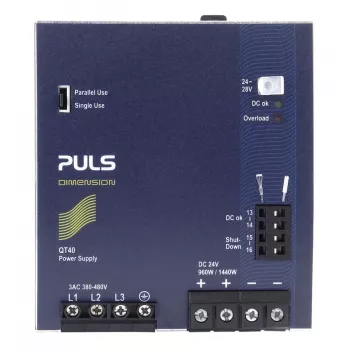PULS DIMENSION QT40.241 DIN-sín tápegység 24V DC 40A 960W 3 fázisú
